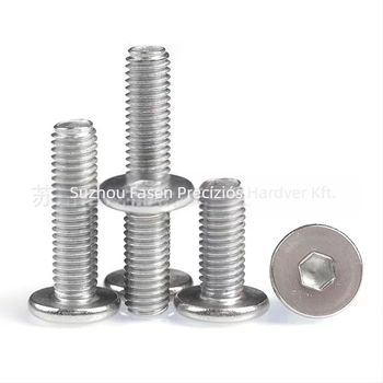 Fasseng lapos fejű hatszögletű csavarok, A2-70, JB/ZQ 4352-2006