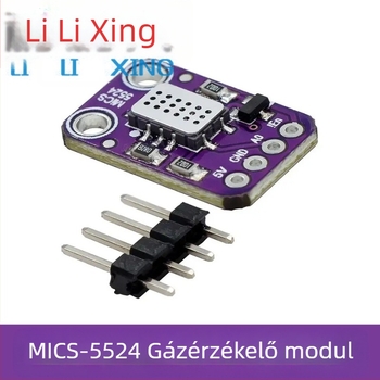 MICS-5524 gázérzékelő modul belső használatra szénmonoxid, földgáz és metán detektálásához