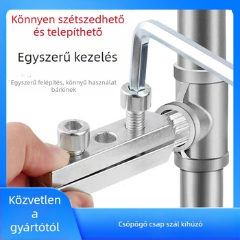 Kiterjesztett menetkivágó szerszám csaptelekhez – Rozsdamentes acél; Otthoni hardver; Márka: Egyéb