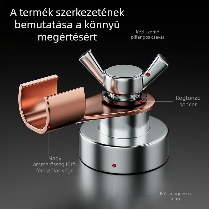 Földelési artefaktum – mágneses földelő eszköz hegesztéshez, földelő mágnes és csipesz; modell: Grounding artifact; márka: Other; tömeg: Alapértelmezett