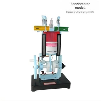 Benzin- és dízelmotor modell – négytaktus belső égésű motor modell középiskolai fizika kísérletekhez, fém kivitel, 20 db-os csomag.