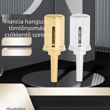 Trombita légzésedző nyomáscsökkentő szeleppel (Model TR-16; sárgaréz; ABS merev doboz; hangszerhasználat; licencelhető magán címke)