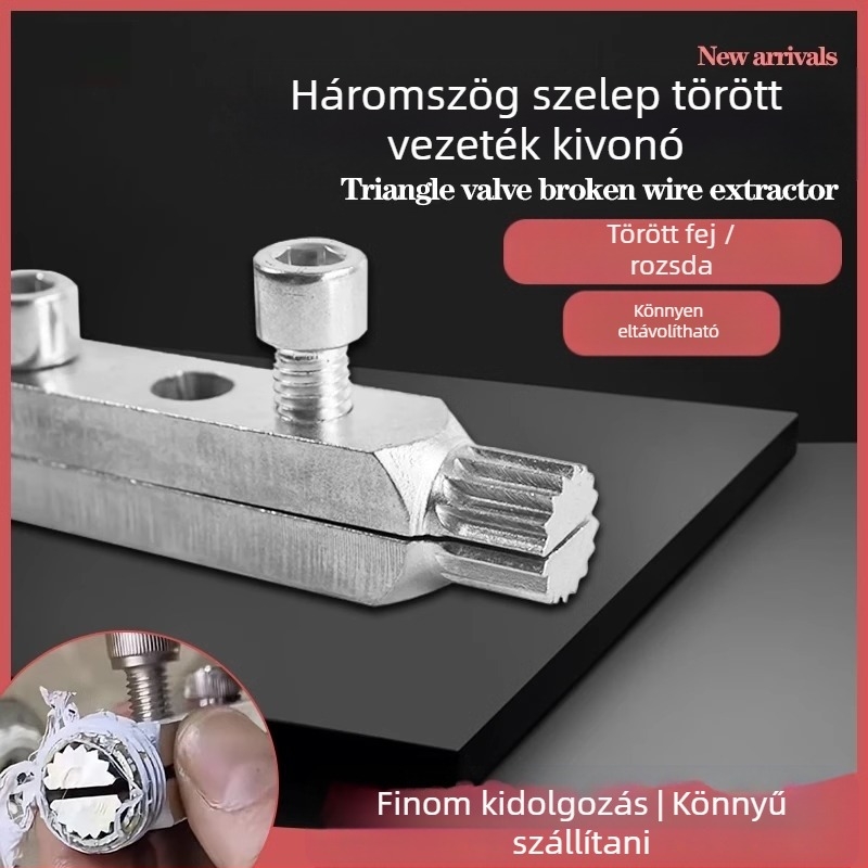 Többcélú törött menet- és csavar-kivonó csaptelekhez és csövekhez, kompatibil elektromos szögcsiszolóval, 24V
