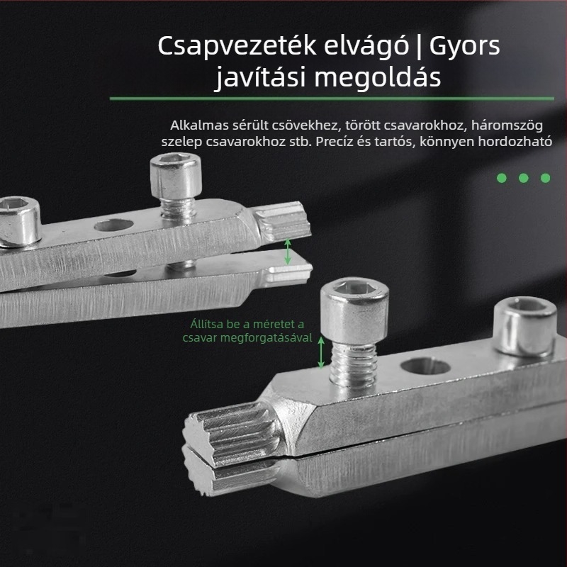 Többcélú törött menet- és csavar-kivonó csaptelekhez és csövekhez, kompatibil elektromos szögcsiszolóval, 24V