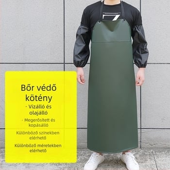 Kötény, ujjatlan, vízálló és szennyeződés elleni védelemmel, kompozit anyagból