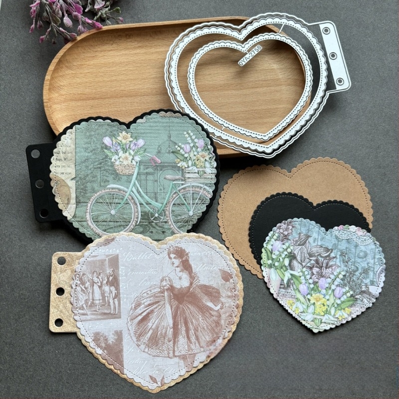 Szénacélból készült kivágó- és reliefnyomó gép papírművészethez, otthoni használatra, modern minimalist stílus