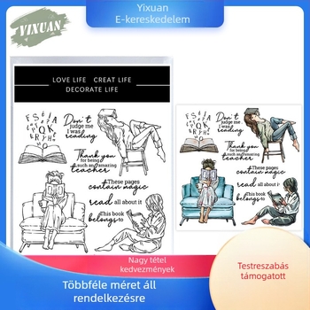 Könyv scrapbook vágóforma karbonacél öntőforma és szilikon bélyegzővel – öntési folyamat