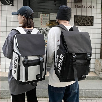 Iskolai hátizsák, uniszex, koreai stílusú utcai divat, 36–55 L kapacitás, poliészter anyag, kompatibil 15 hüvelykes laptophoz