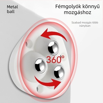 Golyós görgő ragasztós szereléssel – csendes, univerzális bútorokhoz