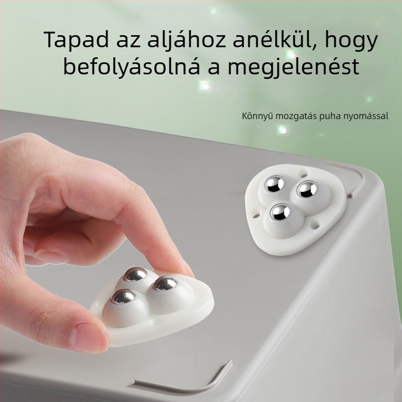 Golyós görgő ragasztós szereléssel – csendes, univerzális bútorokhoz