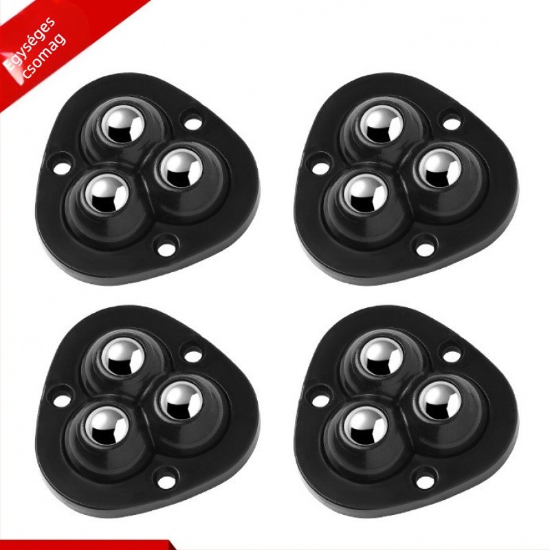 Golyós görgő ragasztós szereléssel – csendes, univerzális bútorokhoz