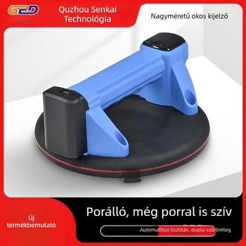 Goladh DX33 digitális kijelzős elektromos vákuumszívó pohár, automatikus levegőellátással, porálló, automatikus tisztítás, külső USB-C akkumulátor