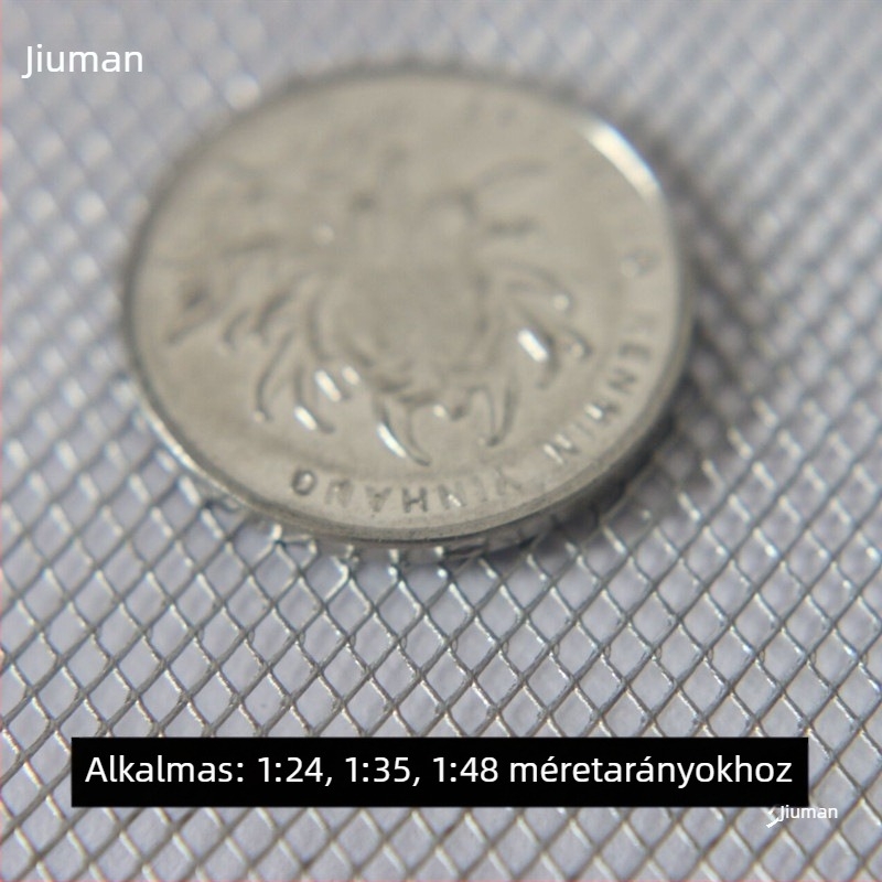 Vasúti makett dróthálós kerítés – szűrőháló makett diorámához – modell 465515, termékkód Th%j # Lznlolznlofgsdj # Fglzn