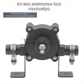 Hordozható DC vízszivattyú, fúróval hajtva, önfelszívó centrifugális szivattyú telekommunikációs karbantartáshoz