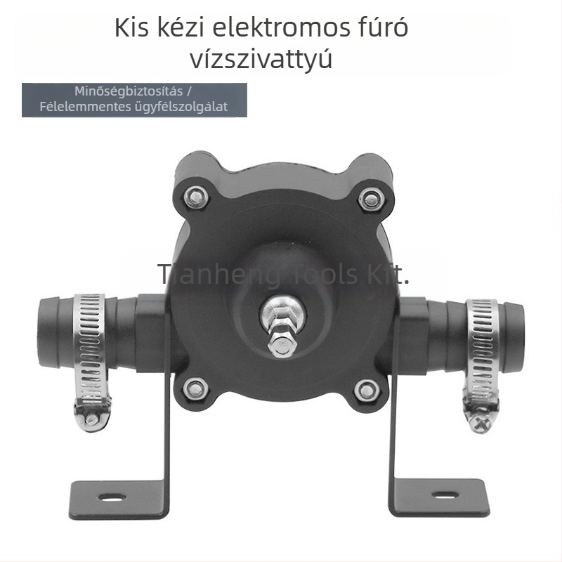 Hordozható DC vízszivattyú, fúróval hajtva, önfelszívó centrifugális szivattyú telekommunikációs karbantartáshoz