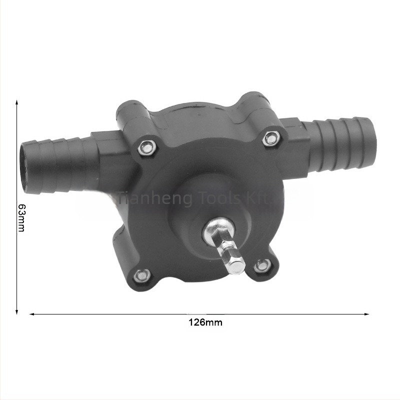 Hordozható DC vízszivattyú, fúróval hajtva, önfelszívó centrifugális szivattyú telekommunikációs karbantartáshoz