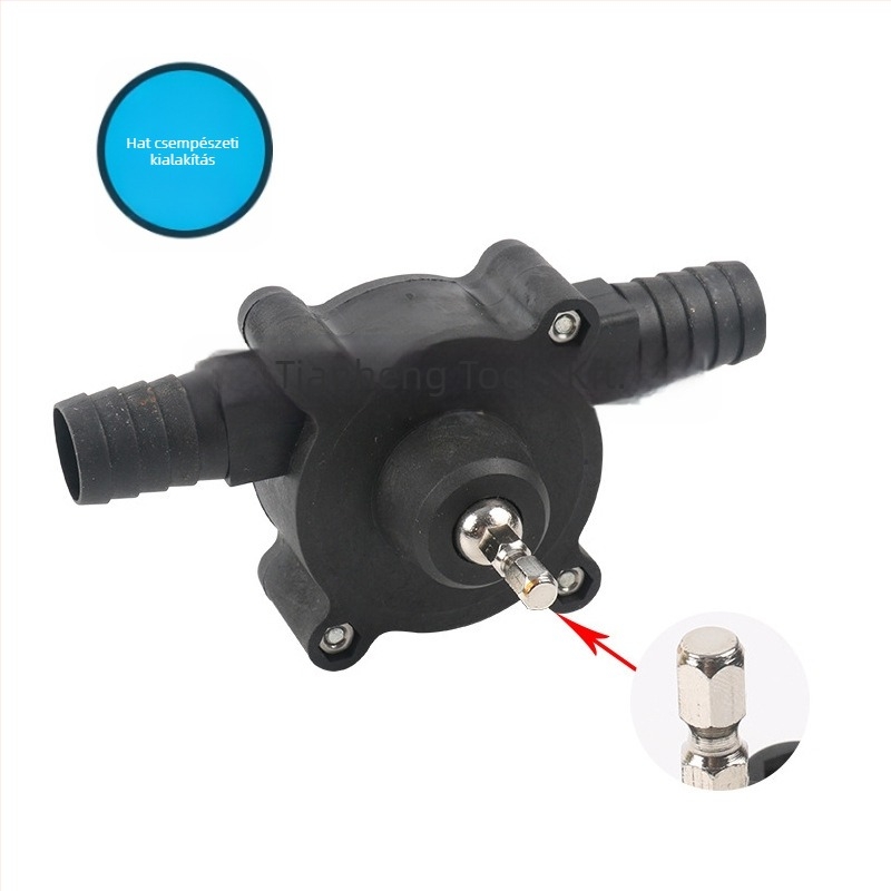 Hordozható DC vízszivattyú, fúróval hajtva, önfelszívó centrifugális szivattyú telekommunikációs karbantartáshoz