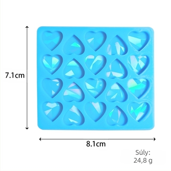 Szilikon sütőforma szabálytalan formával DIY-hoz — csomagolva egyedi OPP zacskóban, 2023-ban került a piacra.