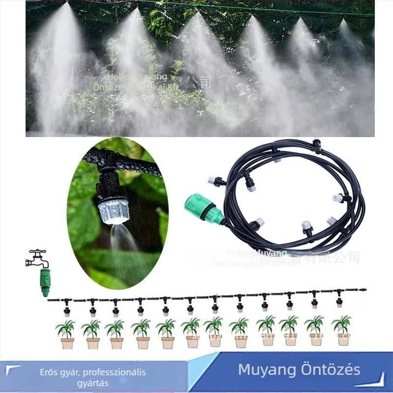 Mikro-spray öntözőkészlet — PVC anyag, 500 ml kapacitás, kiváló atomizálás, otthoni kertészkedéshez és közterületi zöldterületekhez