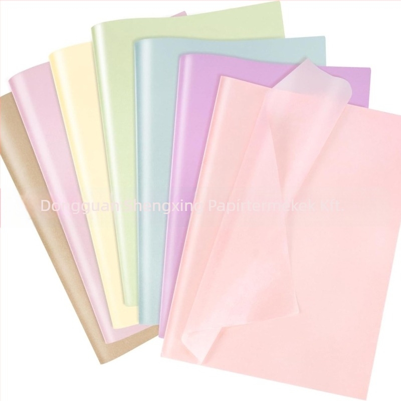 SX Gyöngyházfényes arctörlő papír, 17 g, átlátszatosság 30, gyöngyházfény, csomagolás: OPP zacskó