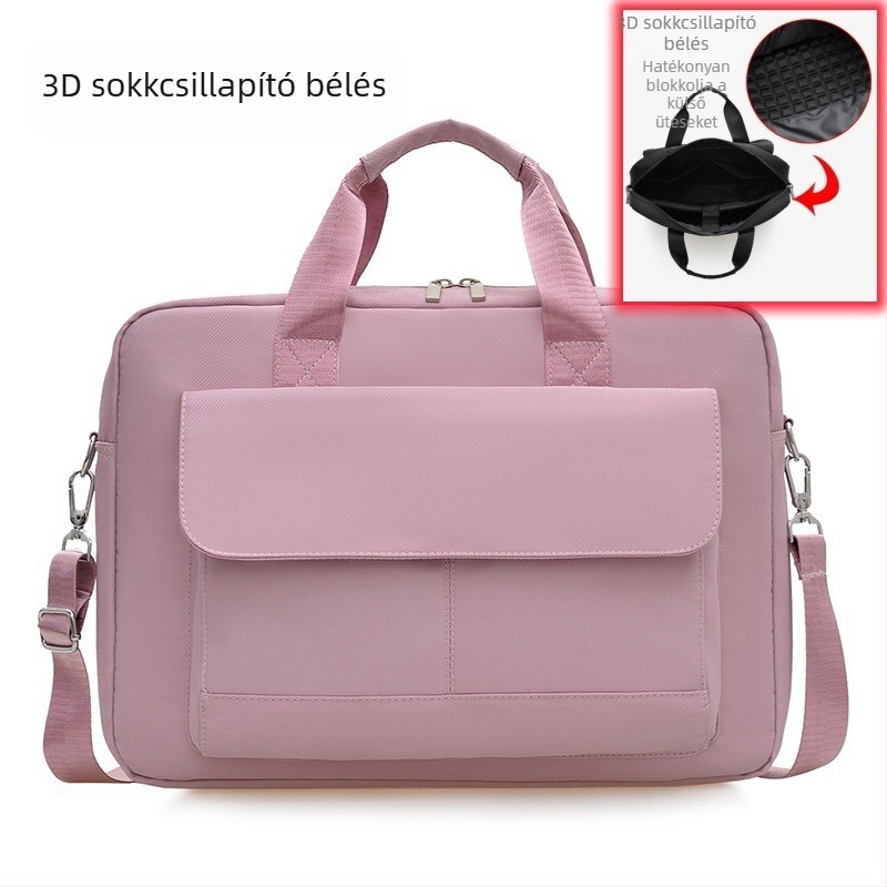 Apple laptop táska ütésvédő légzsákkal, vízálló és kopásálló Oxford anyagból, uniszex