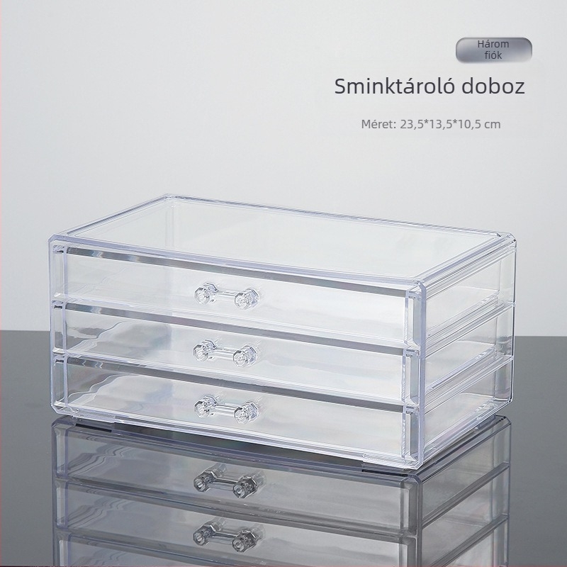 Polisztirol asztali tároló doboz, modern egyszerű stílus, kemény kivitel, 20 darabos készlet, 2023-ban debütált