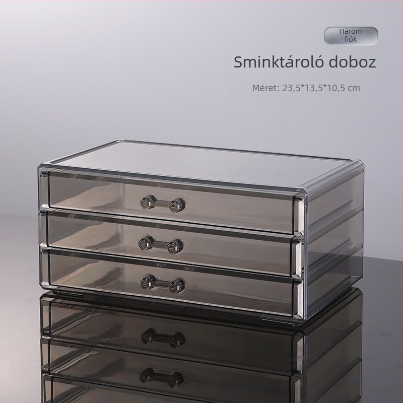 Polisztirol asztali tároló doboz, modern egyszerű stílus, kemény kivitel, 20 darabos készlet, 2023-ban debütált