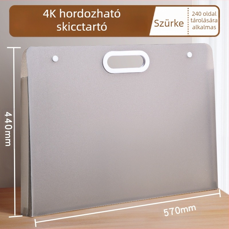 Yuzhi Műanyag művészeti tároló album A4/4K/8K, 1 oldal, testreszabható, logó nyomtatás elérhető