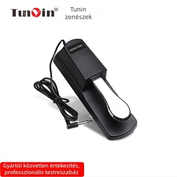 Sustain pedállal és fémpedállal rendelkező elektronikus billentyűzet, modell SY-01, ABS bevonattal, hangszerként használható