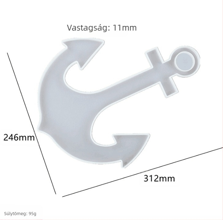 Szilikon süteményforma – Óceán sor kotta, teknős és bálna alakokkal | Szabálytalan forma