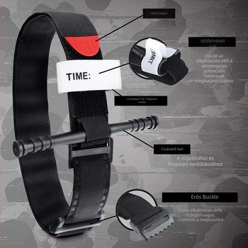 Kültéri nylon tourniquet nylon Velcro pánttal, Hong Xin Yang