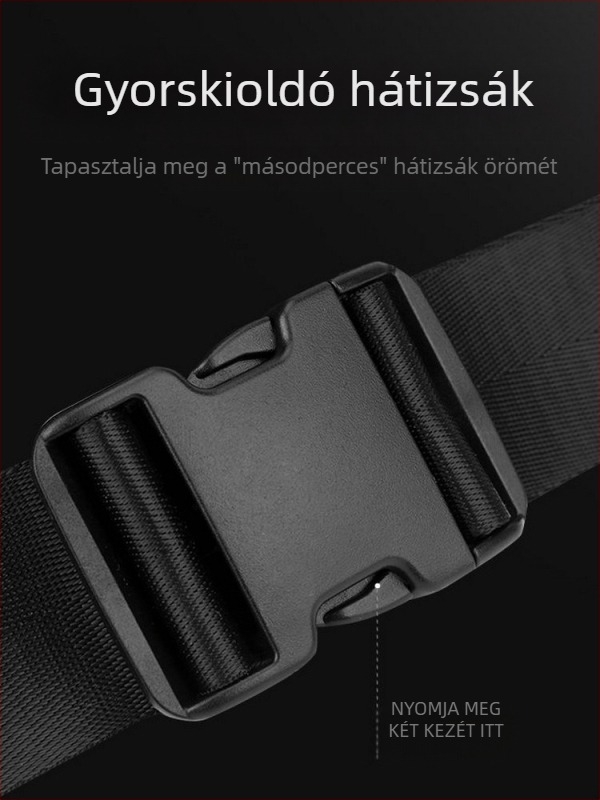 Férfi övtáska Oxford anyagból, vízálló és kopásálló, nagy kapacitású, crossbody, utcai stílus