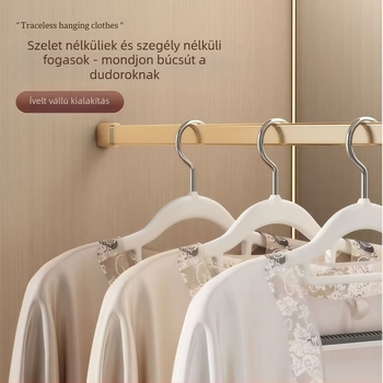 Zhengyan ruhaszárító fogas — csúszásmentes, nyommentes, váll-szög elleni védelem; műanyag, 60–80% új anyag; modern minimalist stílus; 2023-as bevezetés; egypakkos csomag; alkalmas ruhaszárítókhoz, nadrágtartóhoz és nyakkendő tartóhoz