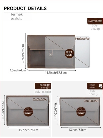 Férfi clutch táska valódi bőrből, első réteg marhabőrből, vízálló, kopásálló és ütésálló, 2024 ősz kiadás