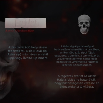 Porcelán ocarina szellem síp, Azték sárkány Halloween dekoráció, Dehua Tao Dixuan márka, kategória: Állat, csomagolás: szivacsszínű doboz