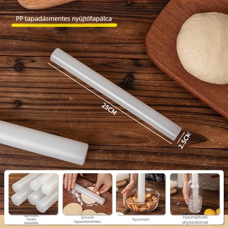 Meiti Műanyag Élelmiszer-minőségű Nyújtófa – Anyag: Műanyag, Kategória: Nyújtófa, Márka: Meiti