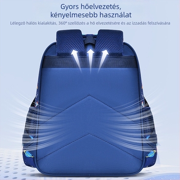 Uniszex hátizsák gyerekeknek (Uniszex; Vászon; Lélegző; Anime karikatúra minta)
