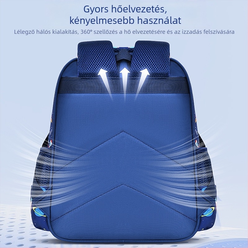 Uniszex hátizsák gyerekeknek (Uniszex; Vászon; Lélegző; Anime karikatúra minta)