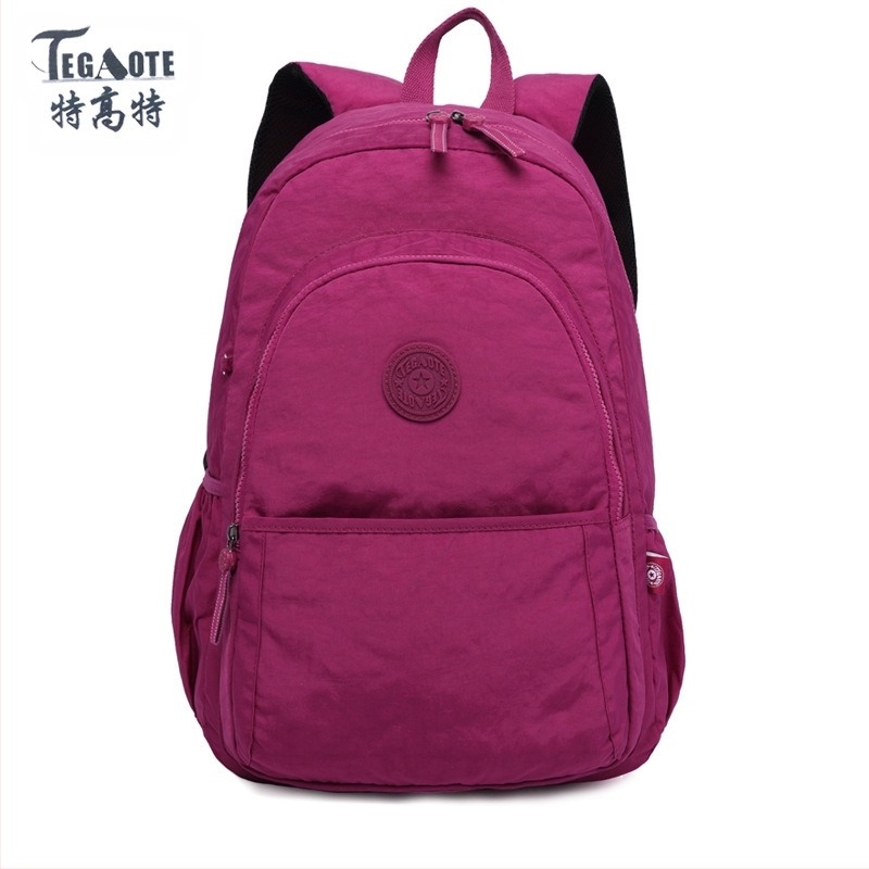 Nylonból készült utazótáska, 20–35 L, lélegző, vízálló, kopásálló, városi minimalistikus dizájnnal, kompatibilis 14 hüvelykes laptophoz