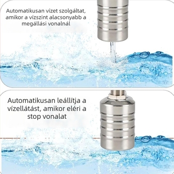 Úszó gömbszelepe víztározóhoz — gömb típus, közeg: víz