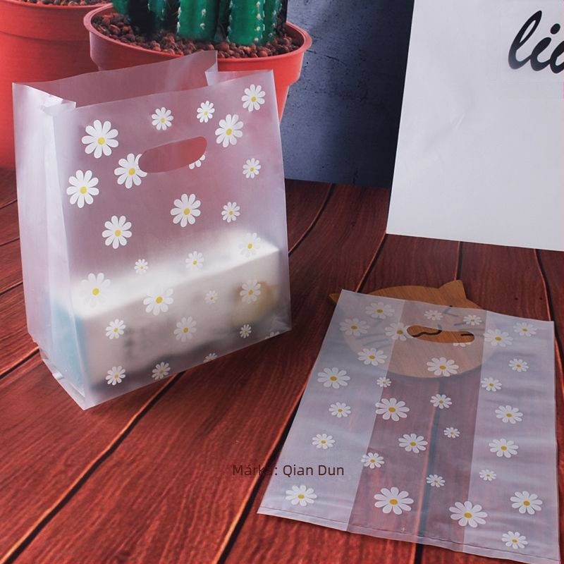 Megvastagított műanyag táska élelmiszer-csomagoláshoz – Take-out, kenyér, saláta és desszertek