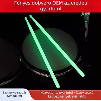 Fénylő 5A műanyag dobütők csúszásmentes markolattal – moboog