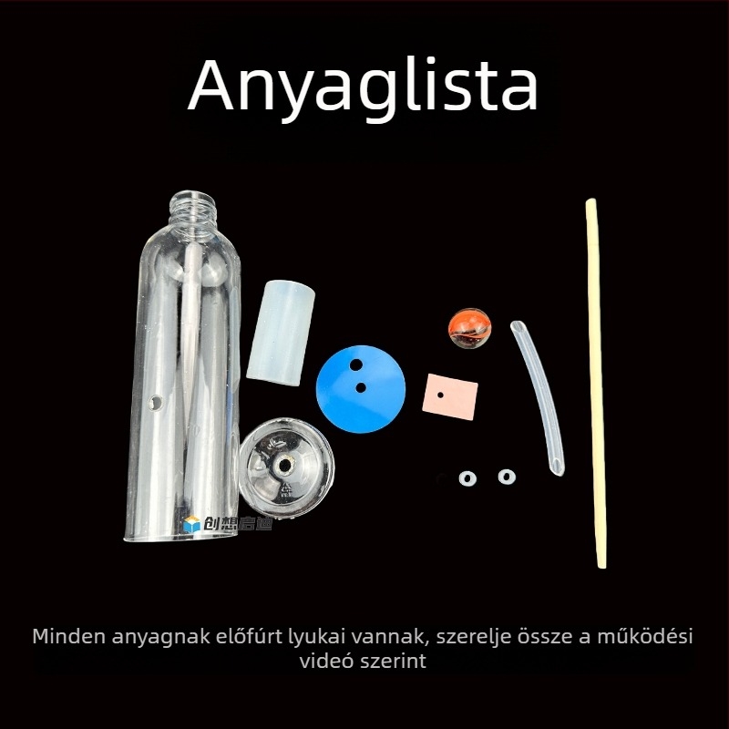 DIY egyszerű dugattyús vízszivattya modell – Craftsman, anyag: műanyag, 7–14 éveseknek, fizika tanítási segédlet, gyakorlati tudományos készlet