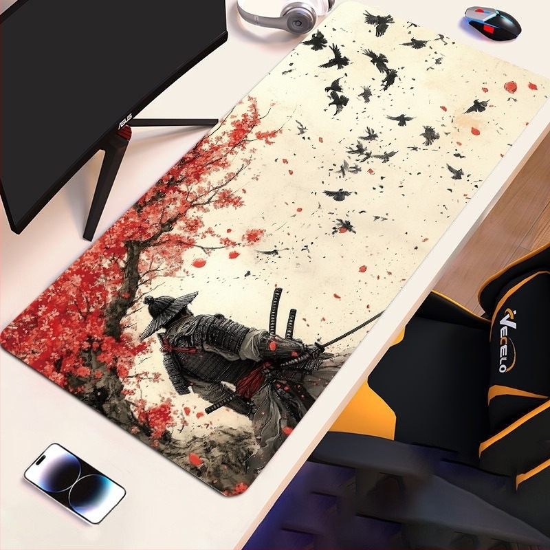 Nagy egérpad, csúszásmentes természetes gumiból, hőtranszferes nyomtatással, méretei 300x600x2mm vagy 300x700x2mm.