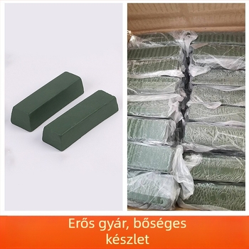 Élező paszta tükrös polírozó viasszal, viaszblokkal és élezőolajjal – faragó- és bőr késekre