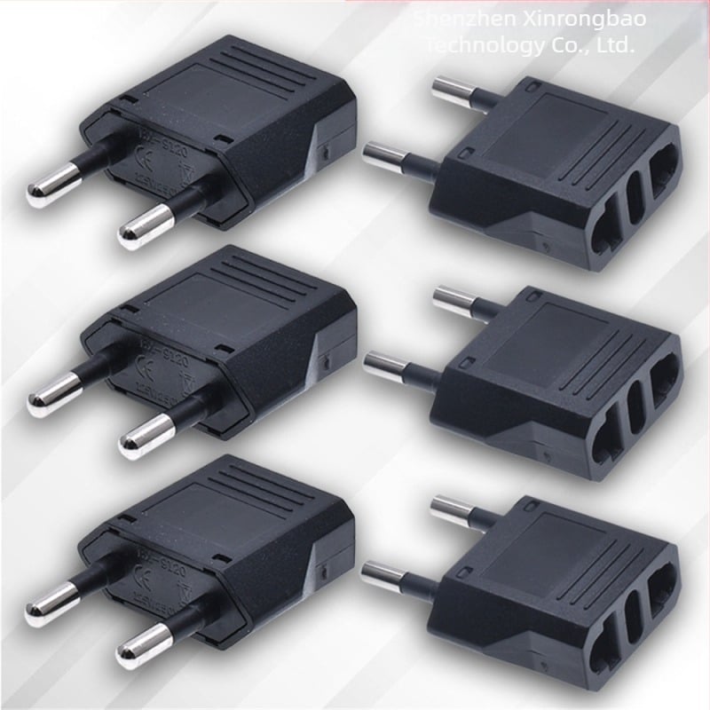 Xinrongbao 6 darabos amerikai–európai átalakító adapter olasz és svájci aljzatokhoz