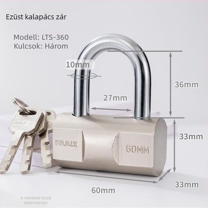 Családi lakat rozsdamentes acélból, modell qSqgFxd, márka Xiamen weirong wangli, alkalmazás: Egyéb