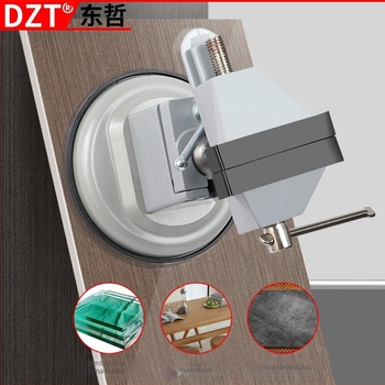 Univerzális forgó kis asztali fogó, 360° elforgatás, ADC12 alumínium ötvözet, fúróhoz tartó