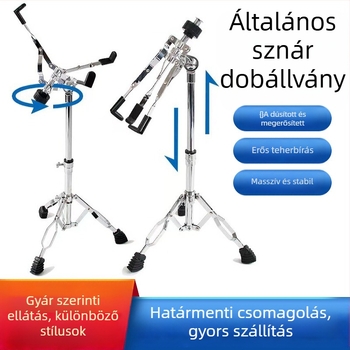 Pengyin vasból készült snare dob állvány, állítható, modell 001