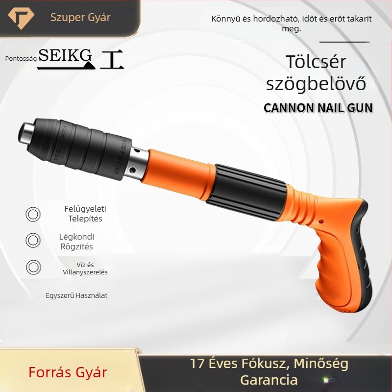 Seiyi M001 szögpisztoly függesztett mennyezethez, galvanizált felülettel